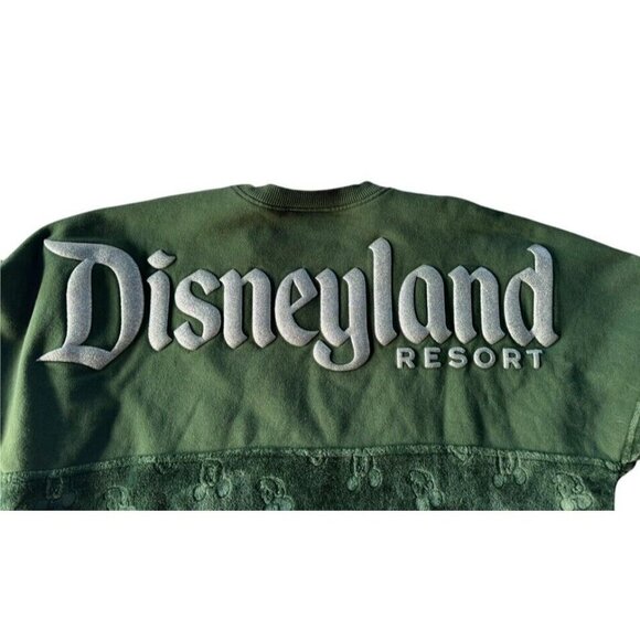 Disneyland Resort Mickey Green Fleece Holiday Spirit Jersey Adult Sz XL - Picture 9 of 10